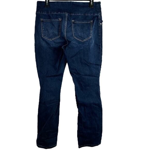 Lee Slim Fit Slim Leg Mid Rise Pull On Jeans Size 12 Short - Picture 2 of 6